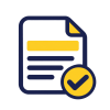Gutachten erhalten – Dokument mit Check